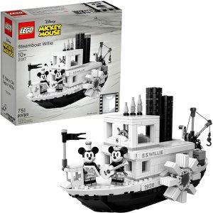 史低价：LEGO 迪士尼威利号蒸汽船 21317