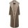 Shearling-trimmed cashmere hooded coat