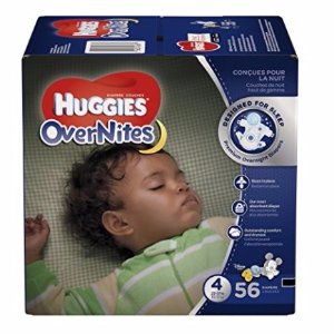 HUGGIES OverNites Diapers, Size 4, 56 ct., Overnight Diapers