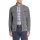 Men's Melange Cashmere Two-Way Zip Sweater