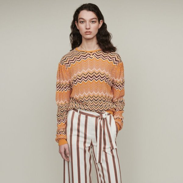 MACHA Sweater in zigzag knit