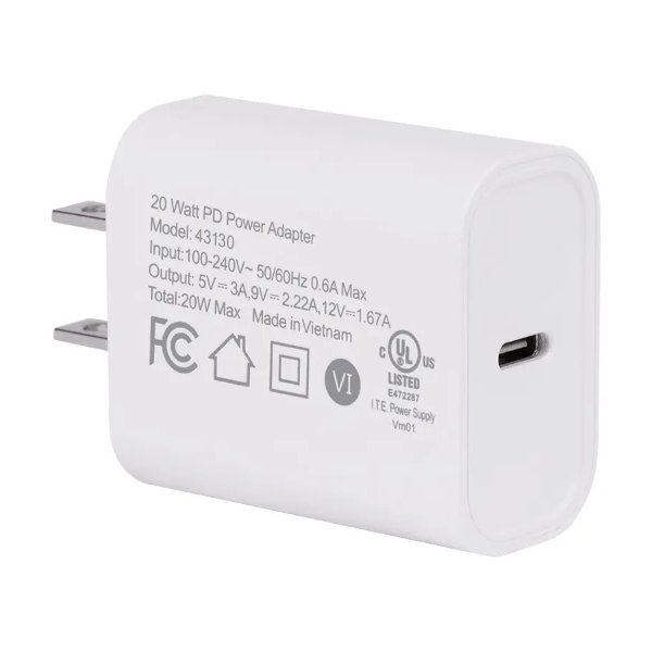 20W USB-C Fast Wall Charger