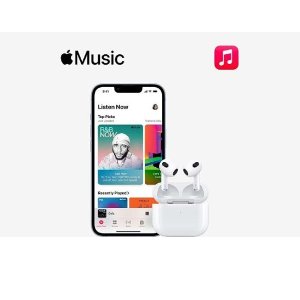 Apple - Free Apple Music for up to 4 months (new or returning subscribers only)