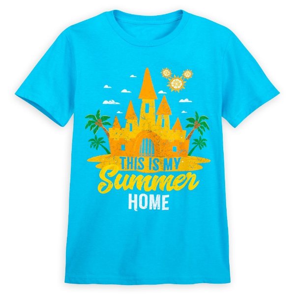 Fantasyland Castle Summer Fun T-Shirt for Adults | shopDisney