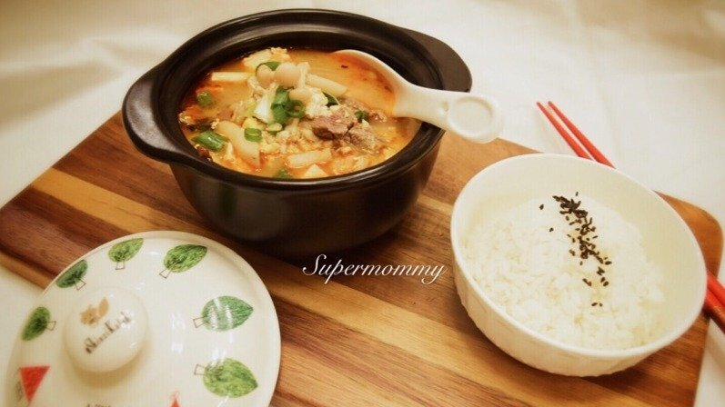 教你十分钟就能做出一碗热腾腾的韩国Soondubu Stew(含教程）