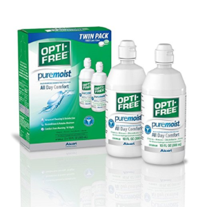 Opti-Free Puremoist Multi-Purpose Disinfecting Solution, 10 Oz (Pack of 2)