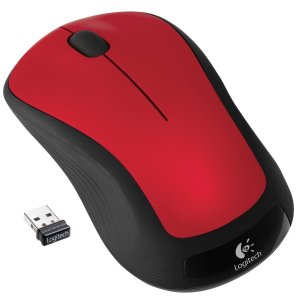 Logitech M310 Red Wireless Laser Mouse