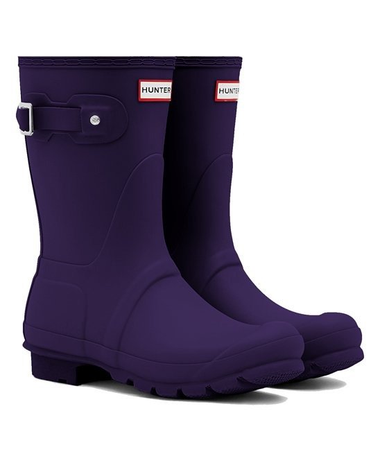 Cavendish Blue Purple Short Rain Boot - Women