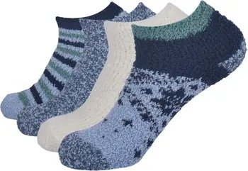 4-Pack Snowflake Fair Isle Softee Socks