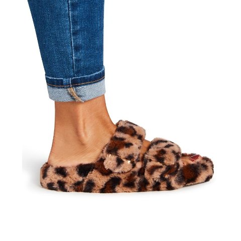 Steve MaddenWomen s Around Double-Band Footbed Slippers