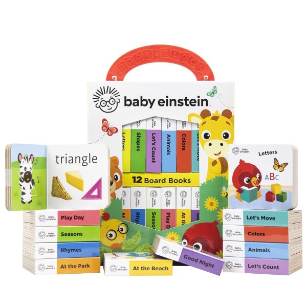 Baby Einstein - My First Library Board Book Block 12-Book