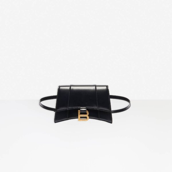 Women's Hourglass Small Beltbag in Black