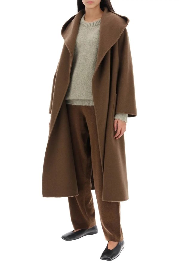 Jabot hooded cashmere coat Max Mara