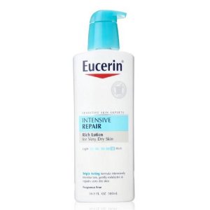 Eucerin Lotion, Intensive Repair, Rich Very Dry Skin, 16.9 Ounce Bottle