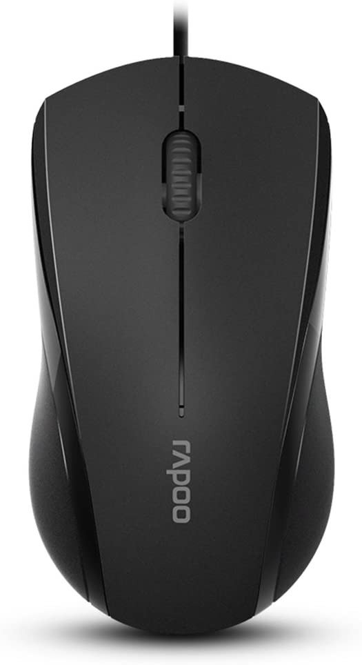 Rapoo N1600 3-Button Quiet Wired Mouse
