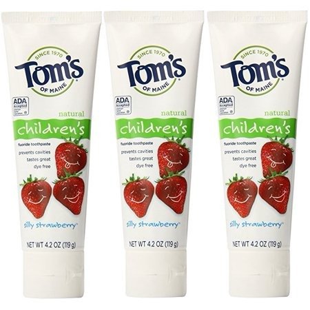 Silly Strawberry Anticavity Toothpaste 3 Pack