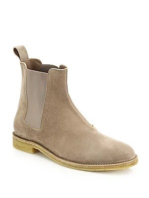 - Suede Chelsea Boots