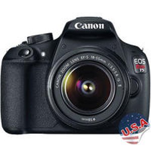 Canon EOS Rebel T5 DSLR with EF-S 18-55mm IS II Lens + PRO-100 Printer + Semi-Gloss  Photo Paper 