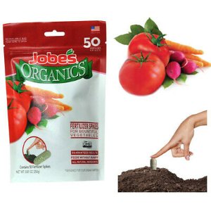 Jobe's Organics Vegetable & Tomato Fertilizer Spikes