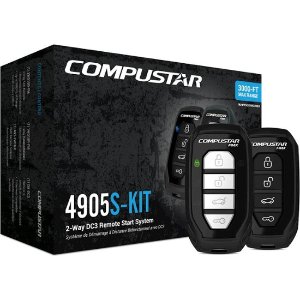 Compustar 双遥控器 汽车远程启动加装系统 包安装