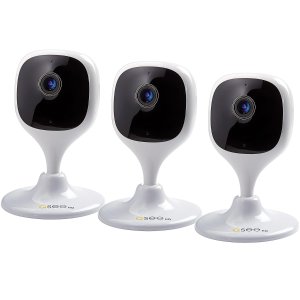 Q-See 1080P Wi-Fi Cube Security Camera - 3 Pack