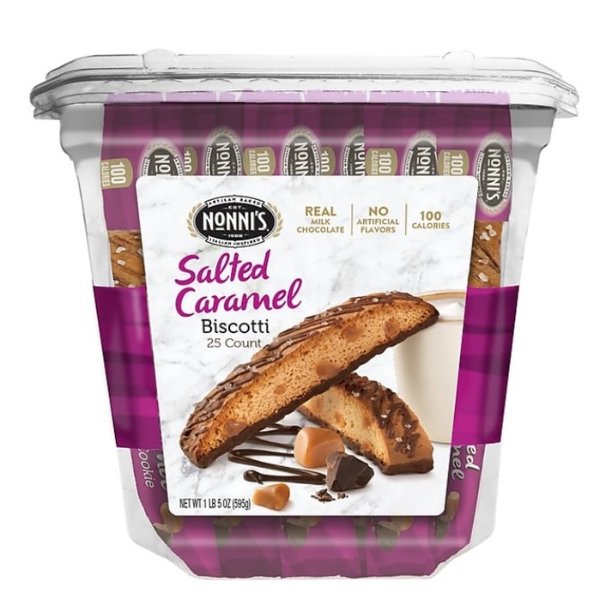 Nonni's Salted Caramel Biscotti Value Pack 25