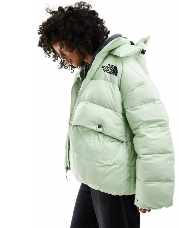 The North Face Acamarachi puffer jacket in sage Exclusive at ASOS