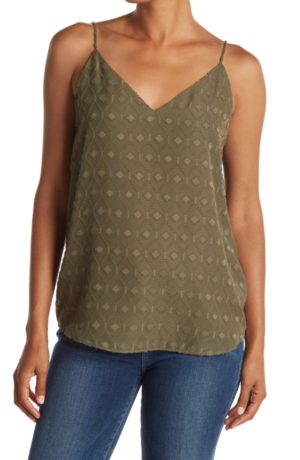 Textured Strappy Cami
