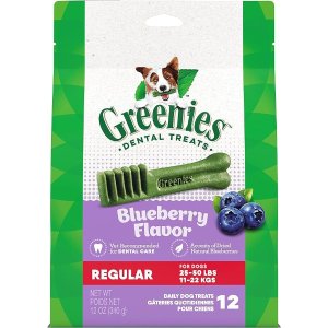 Greenies蓝莓味洁牙棒 12根