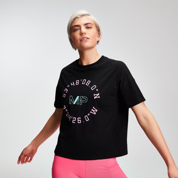 Myprotein Power Women's Graphic T-Shirt - Black
