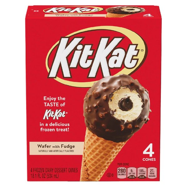 Kit Kat 冰淇淋甜筒4只