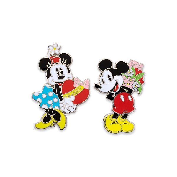 Mickey and Minnie Mouse Couples Pin Set | shopDisney