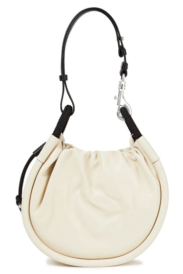 Canteen small leather bucket bag