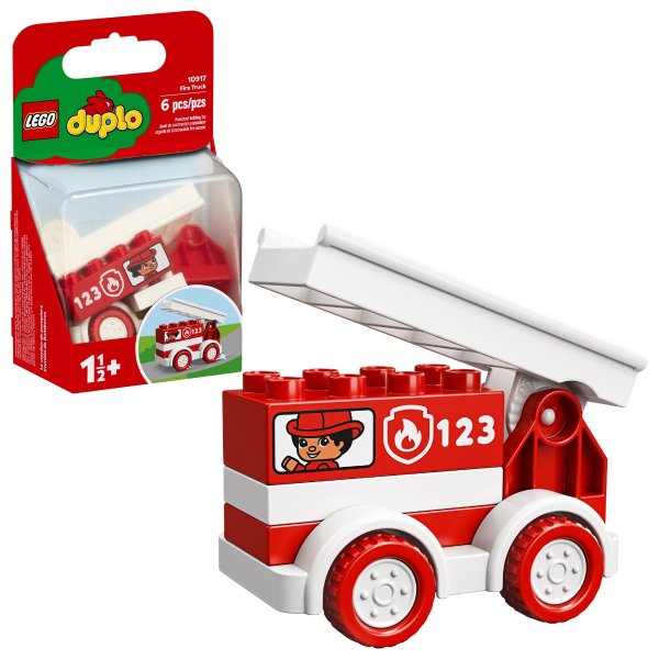 DUPLO My First Fire Truck 10917 Educational Building Toy for Toddlers (6 Pieces)