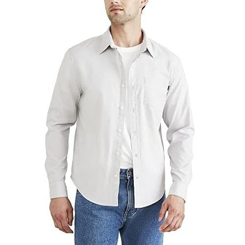 Dockers Men's Regular Fit Long Sleeve Casual Shirt