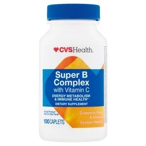 Super B Complex with Vitamin C Caplets