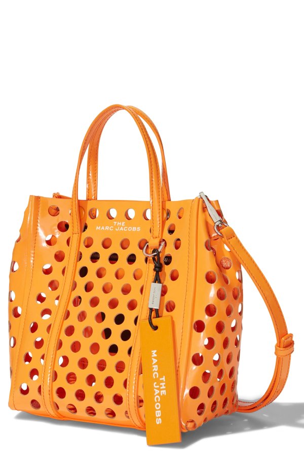 The Tag 21 Perforated Leather Tote