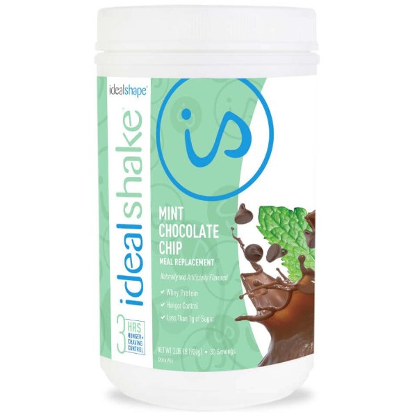 IdealShake Mint Chocolate Chip - Meal Replacement Shake - 30 Servings