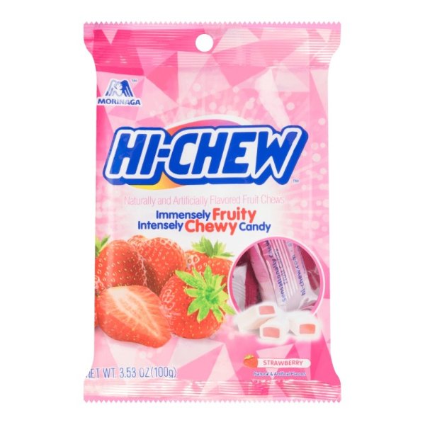 MORINAGA森永 HI-CHEW 果汁软糖 草莓口味 100g