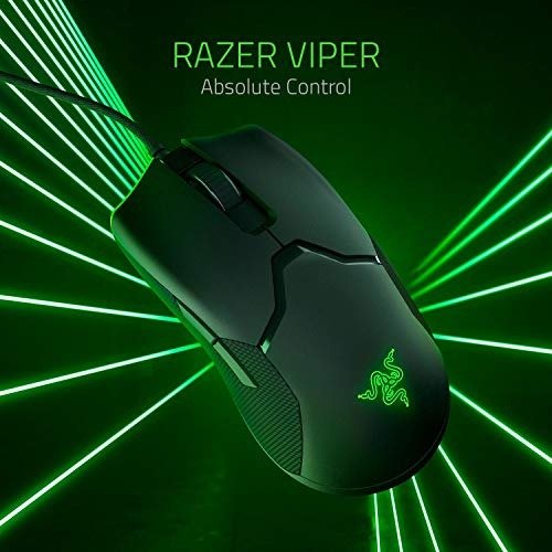 Viper Ultralight Ambidextrous Wired Gaming Mouse: Fastest Mouse Switch in Gaming - 16,000 DPI Optical Sensor - Chroma RGB Lighting - 8 Programmable Buttons - Drag-Free Cord