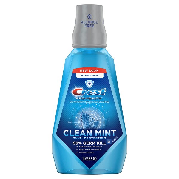 Pro Health Multi-Protection Mouthwash with CPC (Cetylpyridinium Chloride), Clean Mint, 1L