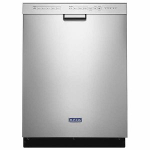 Maytag Dishwasher with 4-Blade Stainless Steel Chopper and Powerblast Cycle in Fingerprint Resistant Stainless Steel