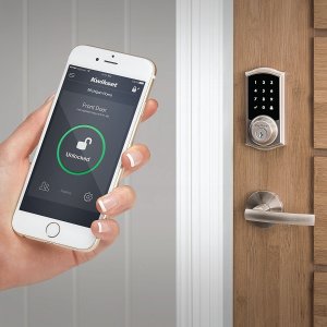 Kwikset Premis Touchscreen Smart Lock, Works with Apple HomeKit via Apple HomePod or Apple TV, in Satin Nickel
