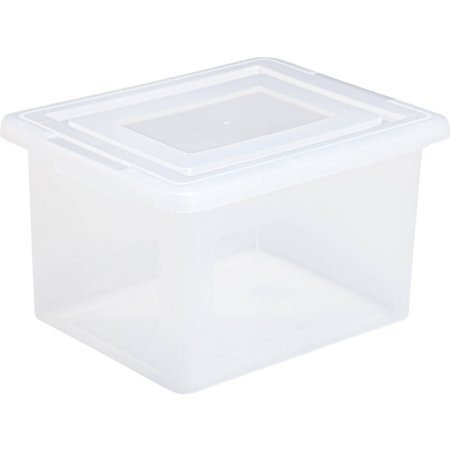 IRIS Letter and Legal Size File Storage Box, Clear - Walmart.com