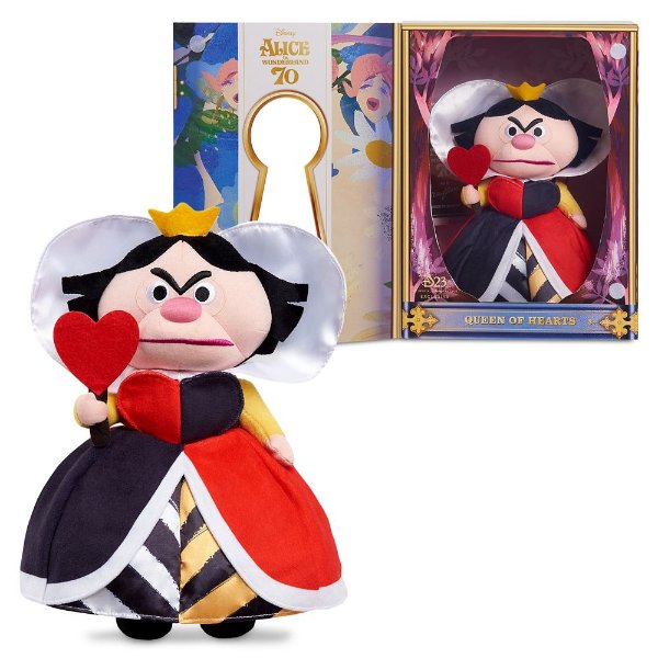 D23 Exclusive Queen of Hearts Plush – Alice in Wonderland by Mary Blair – Limited Release | shopDisney