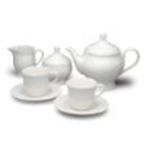 Mikasa七件套古白色茶具