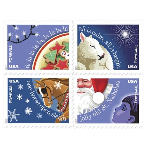 圣诞主题forever 邮票20张