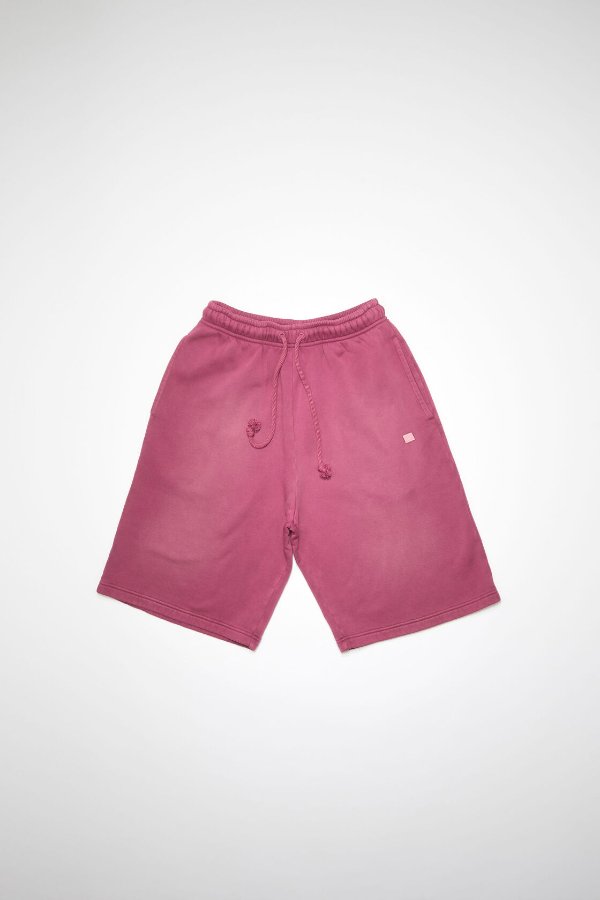 Fleece sweat shorts - Berry purple