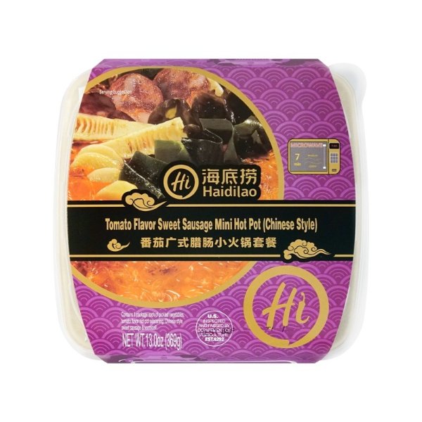 HADILAO Tomato Flavor Sweet Sausage Mini Hot Pot (Chinese Style) 369g