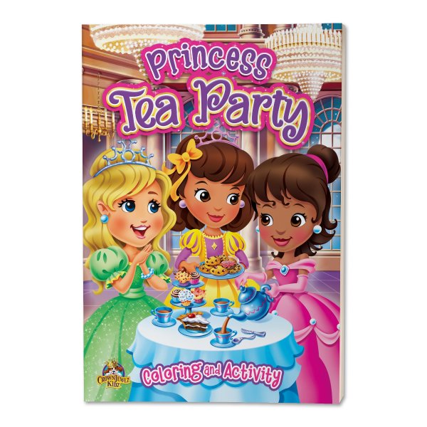 Princess Tea Party Coloring and Activity Book (Paperback)